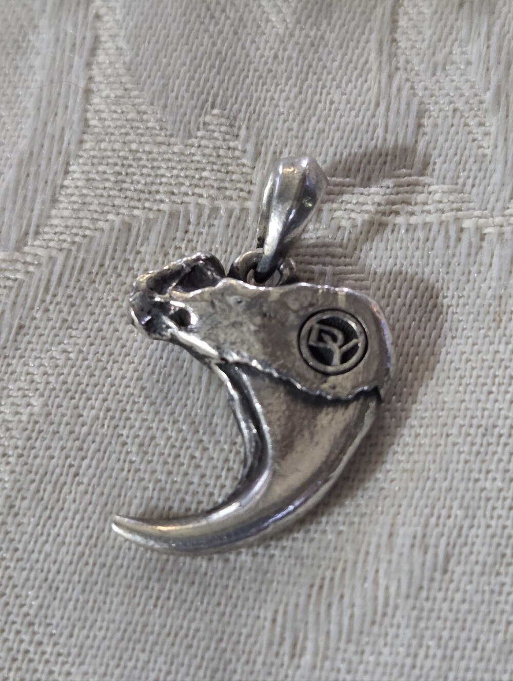 David Yurman Petrvs Bobcat Claw Amulet, Sterling Silver